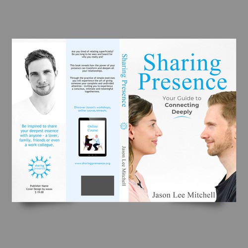 Mindfulness Book Cover on Sharing Presence Design by Yna