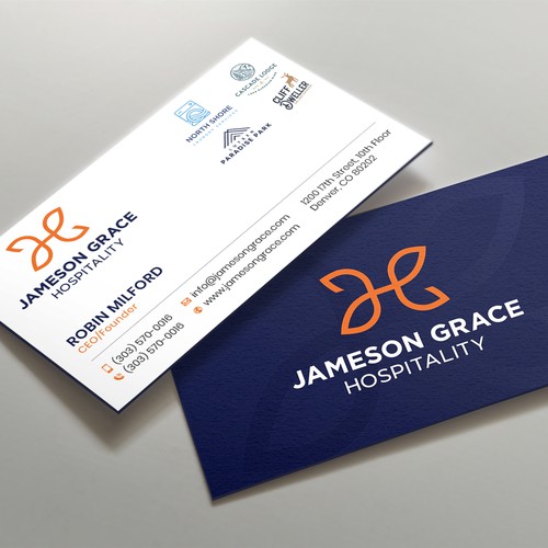 Create a modern and clean business card for a parent company with 4 subsidiaries Design by kaylee CK