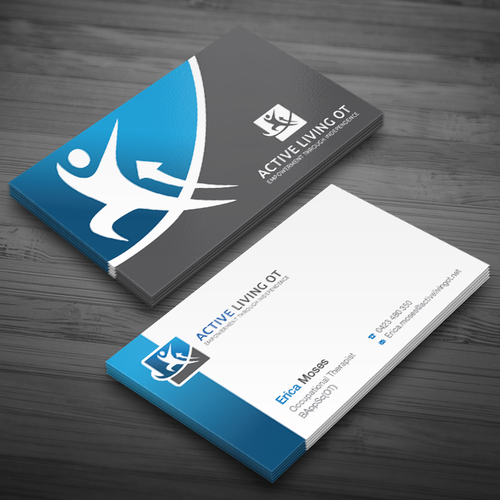 Business cards - occupational therapist Design by fastdesign86