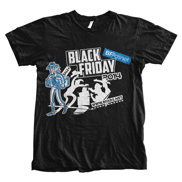 Shirt Design for a Black Friday Shopping Website