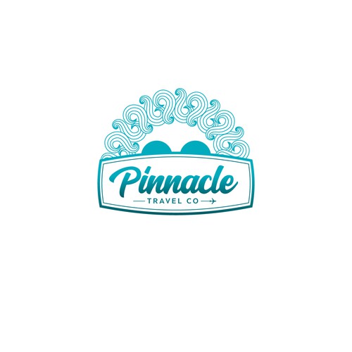 Clean, simple but powerful travel logo for luxury beach and Disney Design by FinD
