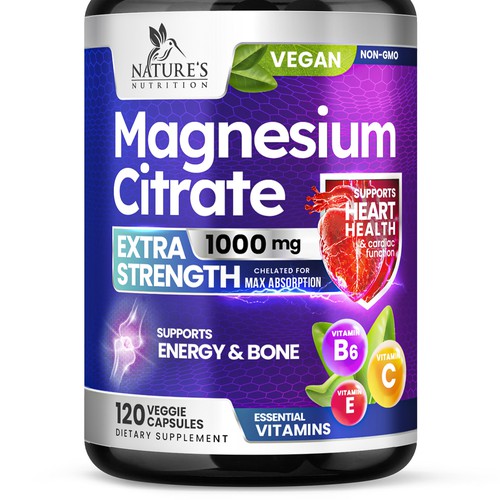 Premium Magnesium Citrate Design needed for Nature's Nutrition Design by Davi Giolo ★