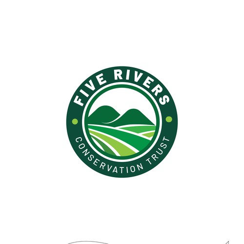 Inspiring logo for land conservation org – save farms and forests, protect clean water, and connect people to nature! Diseño de Saan creatives™
