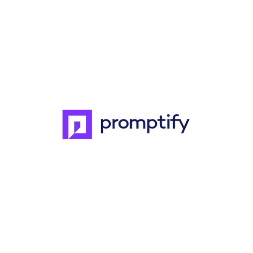 Modern, Simple and Sleek Logo for Promptify.com Design by TheDaydreamerStd