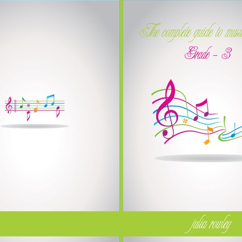 Music education book cover design Design by pbisani_s