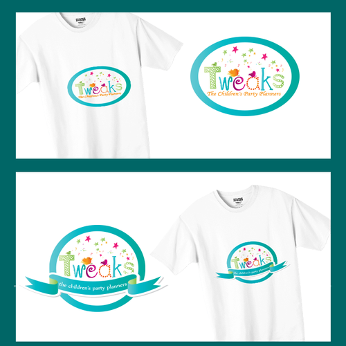 logo for Tweaks - The Children's Party Planners Design by Wessam_e