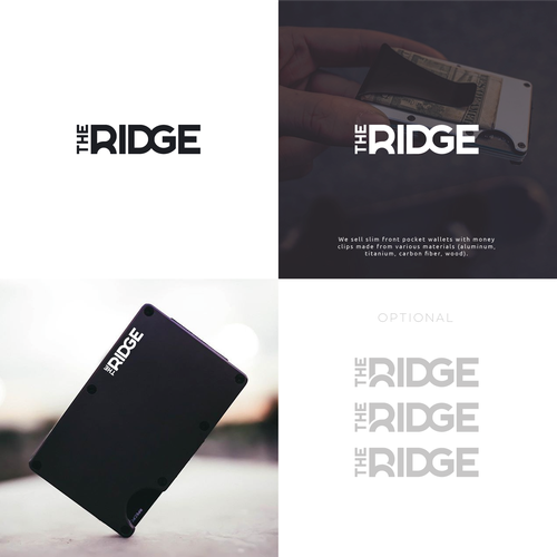 Create a new logo and brand identity for The Ridge Wallet Design réalisé par Piotr C