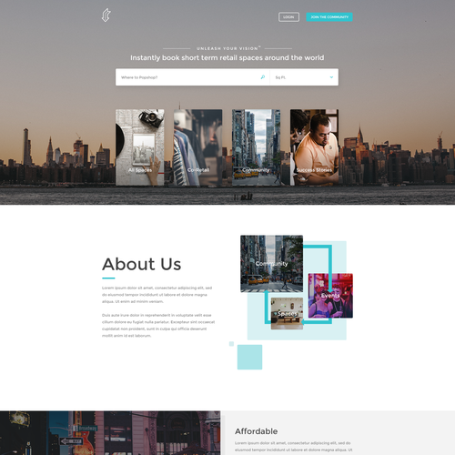 Web page design contest entry by Diday Design