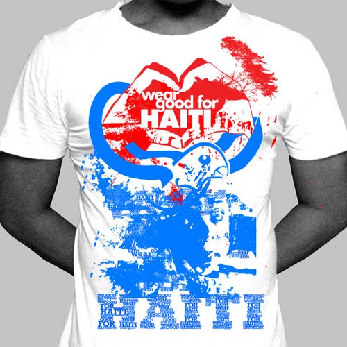 Wear Good for Haiti Tshirt Contest: 4x $300 & Yudu Screenprinter Design by J33_Works