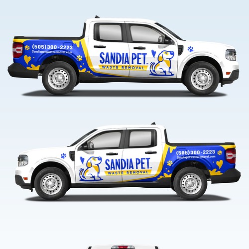 Half Wrap for business fleet vehicles Design by DuhaCreative