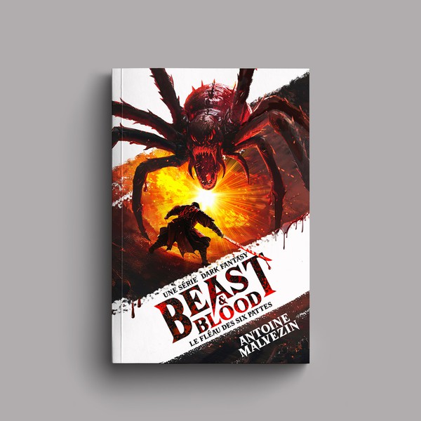 Book Cover : Dark Fantasy (Creature, Samurai, Gore)