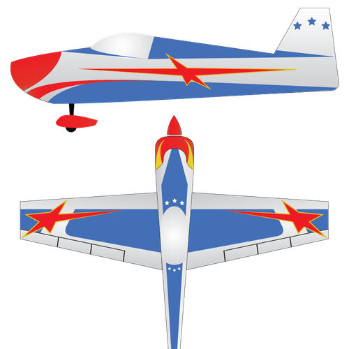 Aerobatic Aircraft paint scheme Design by Elie Designer