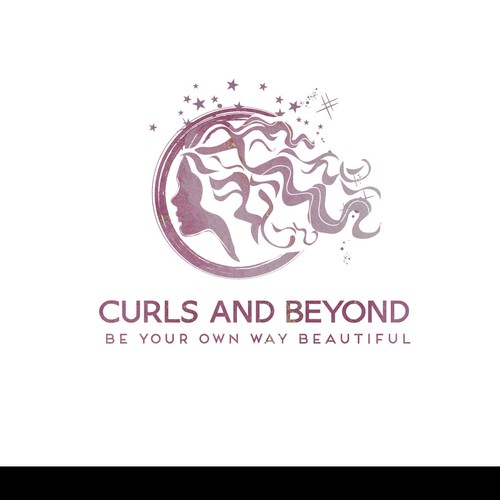 Logo for curly hair brand Diseño de Ava N Garda