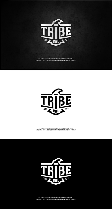 Bold - Edgy Logo Using Tribal Symbols {organization Name Is Tribe 