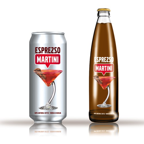 Logo / Product Design for new Espresso Martini beverage Design by Paul Coman