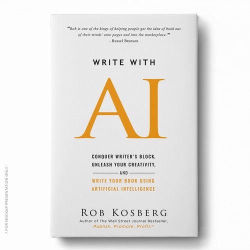 Simple, clean book cover needed for WSJ Author's new book Design by Klassic Designs