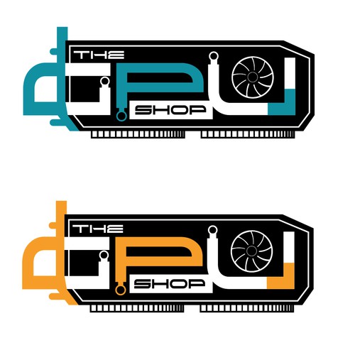 Create a futuristic logo for "The GPU Shop" Design by Jon Vieira