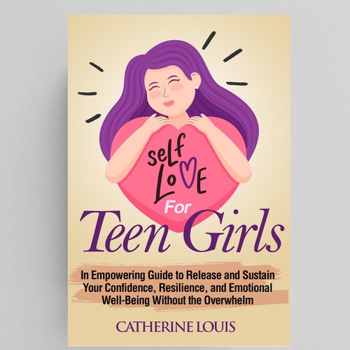colorful cover to appeal to teen girls and their self-esteem Design by COMGUYZ