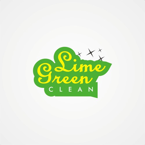 Lime Green Clean Logo and Branding Design by lines & circles