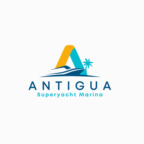 Logo for Antigua Superyacht Marina Design by rizadeli