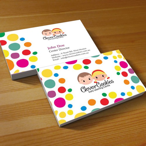 New Creative Business Card Stationary For Childcare Centre