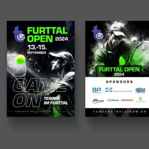 Aces & Action: Cool Flyer for a Tennis Tournament Design by P I X 3 L