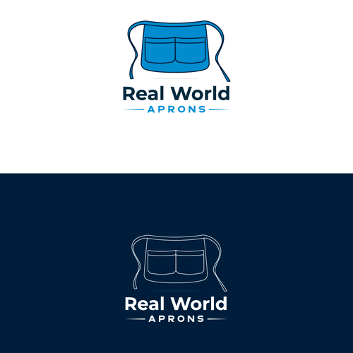 Real World Aprons Logo Design by QuickCrea™