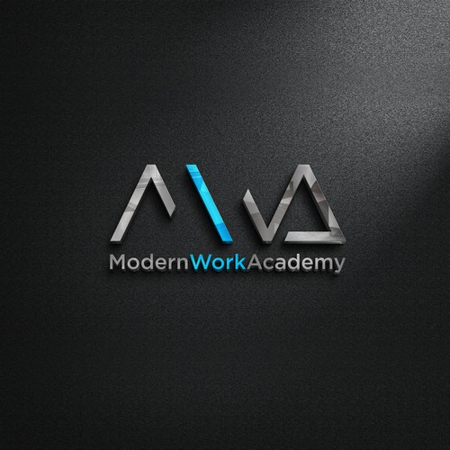 Logo eLearning Plattform Microsoft Cloud (Modern Work Academy) Diseño de andreastan