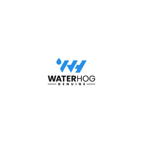 WaterHog Logo Design by _barna