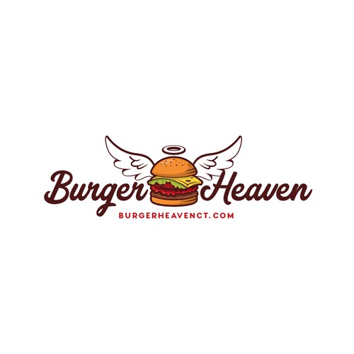 Burger Heaven high quality food logo for main building signage Design by Julia   Fernandes