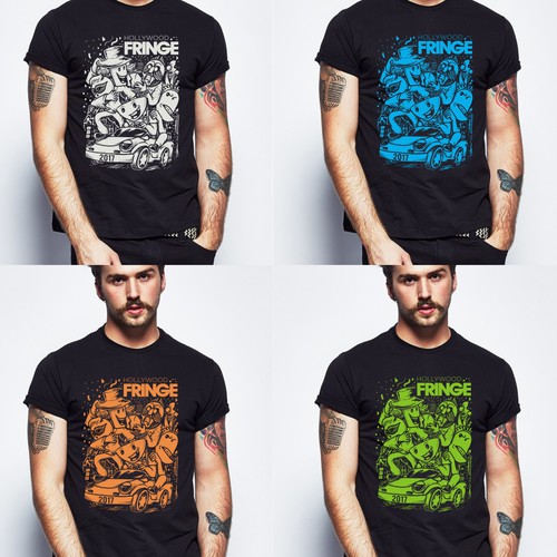 The 2017 Hollywood Fringe Festival T-Shirt Design by BRTHR-ED