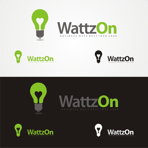 Help WattzOn (BusinessWeek Best Idea 2008) with a new logo Design by Bres