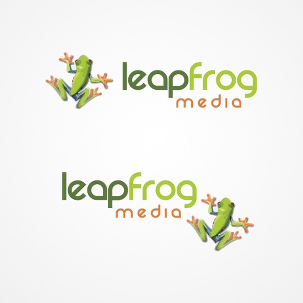Leapfrog Media Logo Design