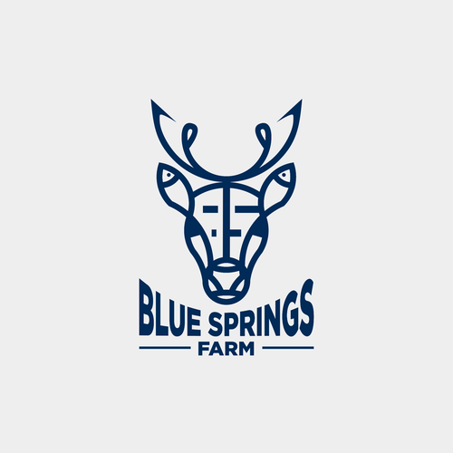 Logo for our Der hunting and bass fishing recreational farm Design by Ega Elanda