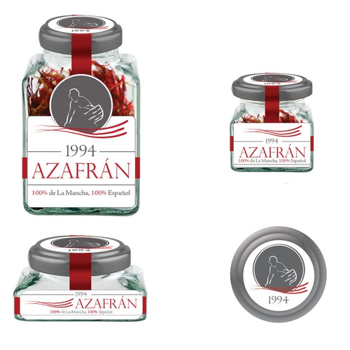 "Azafrán" winning Logo design
