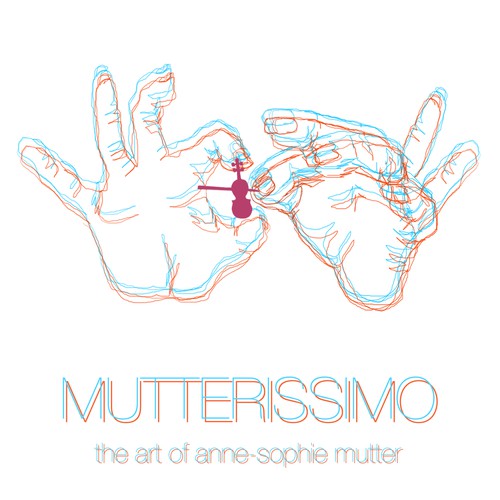Illustrate the cover for Anne Sophie Mutter’s new album Design por lowercase.design
