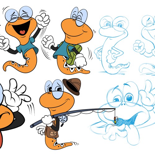 Personaje o mascota propuesta en el concurso por drawizart