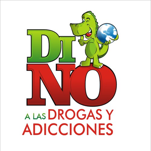 Mascota Dino A Las Drogas Y Adicciones Logo Design Contest 99designs