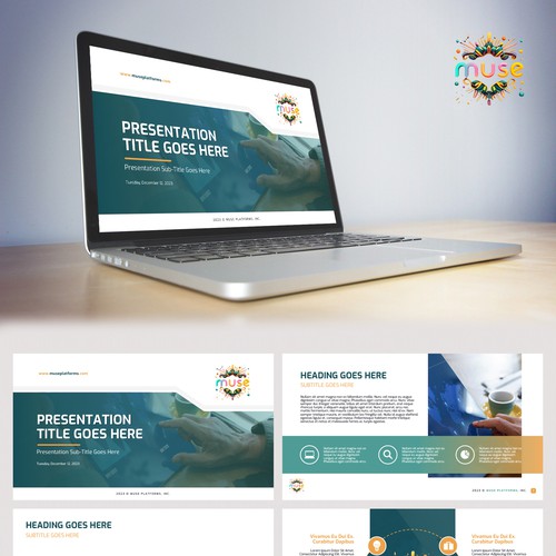 Designs muse with us define our powerpoint template library