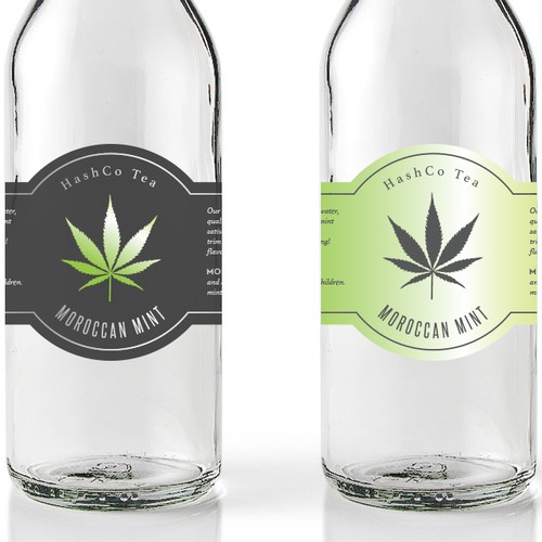 create an iced tea label for HashCo Design by stacas