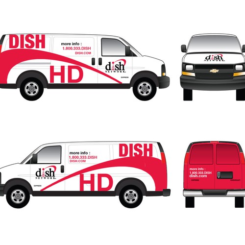 V&S 002 ~ REDESIGN THE DISH NETWORK INSTALLATION FLEET デザイン by Noise_edge