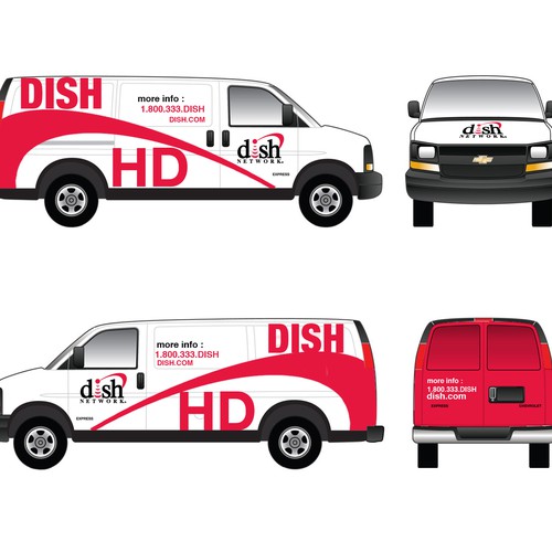 V&S 002 ~ REDESIGN THE DISH NETWORK INSTALLATION FLEET Design por Noise_edge