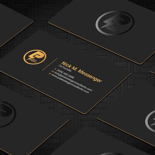 Modern Business Card Design for Electric Energy and Solar Company Design by RENEXIT