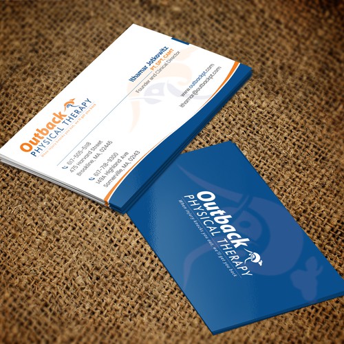 Business card for 2 clinic physical therapy office Design by ™SF_Design™