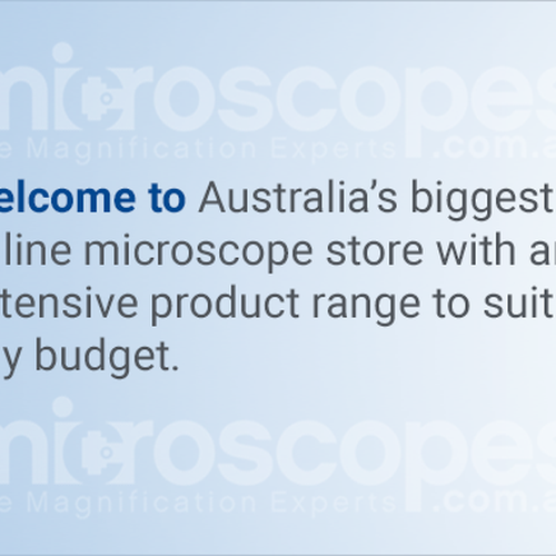 Microscopes.com.au -------------------------------------------- Banner Redesign Design by ideus
