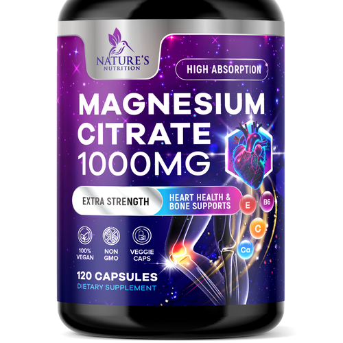 Premium Magnesium Citrate Design needed for Nature's Nutrition Design by TUNSAY