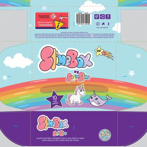 Unicorn Sticker Box