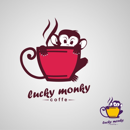 Design di Create logo for Lucky Monkey Coffee di Egyhartanto