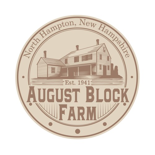 Create a vintage logo for a New England farm!!! Design by citra1988