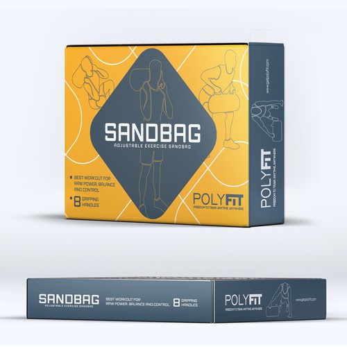 Create EYE-CATCHING packaging design for a Fitness Product! Design by M3LLS